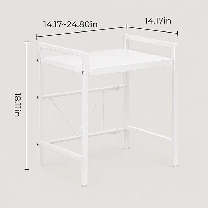 Microwave Rack, Extendable Storage Rack, Double-Layer Kitchen Utensil/Dish Storage for Countertops, Kitchen Organizer Rack