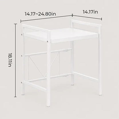 Microwave Rack, Extendable Storage Rack, Double-Layer Kitchen Utensil/Dish Storage for Countertops, Kitchen Organizer Rack